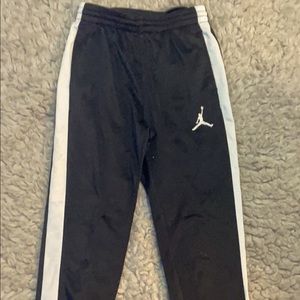 Jordan sweatpants in the color black size large